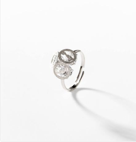 Love | Ring, rhodiniert - vampyy.shop