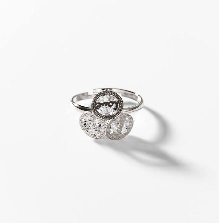 Love | Ring, rhodiniert - vampyy.shop